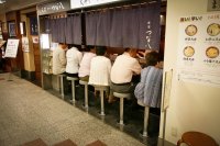 Lunchtime diners in Tokyo